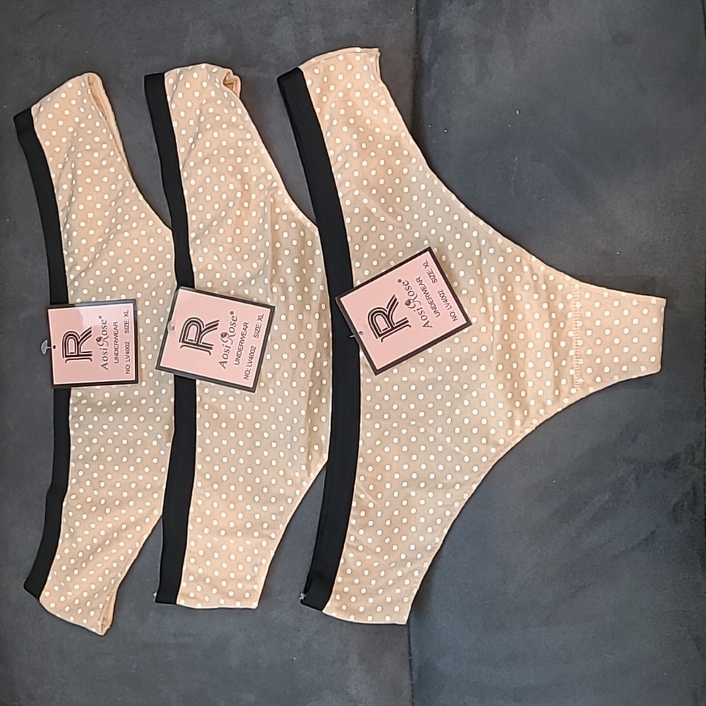 3 Laura Ashley Thongs XL NWT